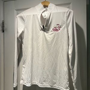 Girls on the Run long sleeve dry fit 1/4 zip